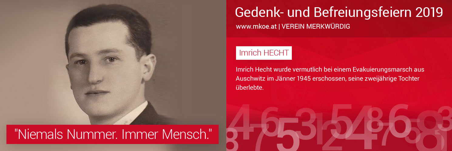 Imrich HECHT Sujet 1 Einzelschicksal Imrich HECHT