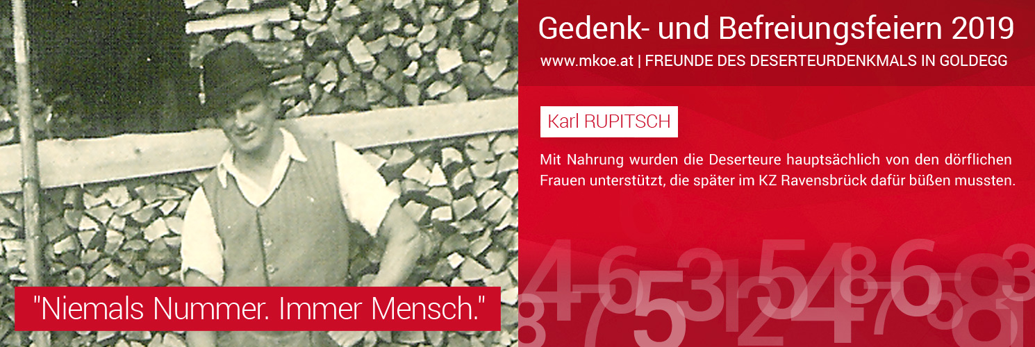 Karl RUPITSCH Sujet 1 Einzelschicksal Karl RUPITSCH