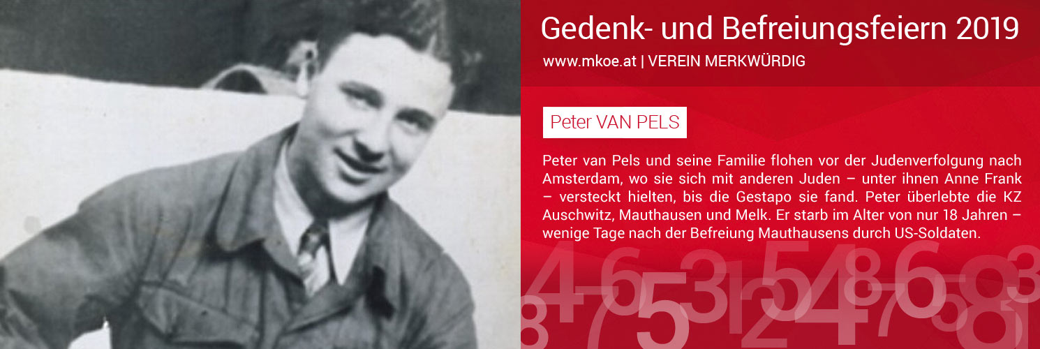 Peter van PELS Sujet Einzelschicksal Peter van PELS