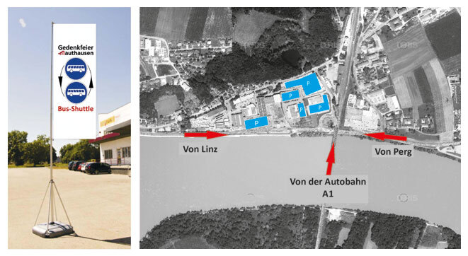 Shuttle, Lageplan