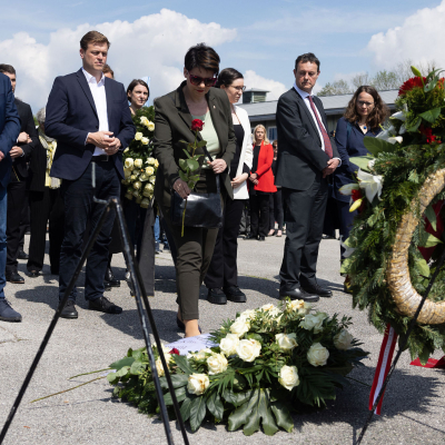 Befreiungsfeier 2023 Kranzniederlegungen &copy; MKÖ/Sebastian Philipp