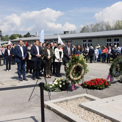 Befreiungsfeier 2023 Kranzniederlegungen &copy; MKÖ/Sebastian Philipp