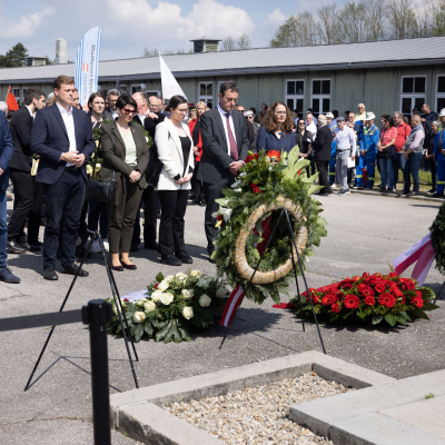 Befreiungsfeier 2023 Kranzniederlegungen &copy; MKÖ/Sebastian Philipp