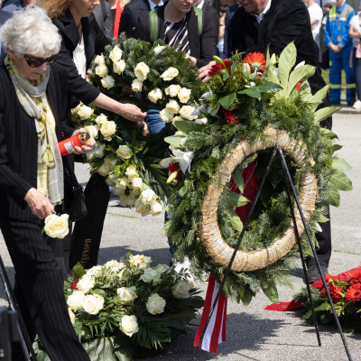 Befreiungsfeier 2023 Kranzniederlegungen &copy; MKÖ/Sebastian Philipp
