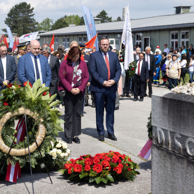 Befreiungsfeier 2023 Kranzniederlegungen &copy; MKÖ/Sebastian Philipp