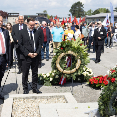 Befreiungsfeier 2023 Kranzniederlegungen &copy; MKÖ/Sebastian Philipp