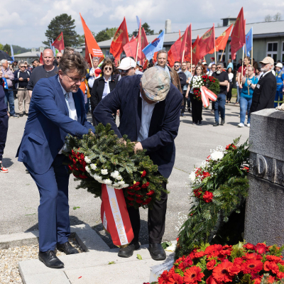 Befreiungsfeier 2023 Kranzniederlegungen &copy; MKÖ/Sebastian Philipp