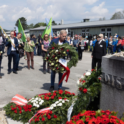 Befreiungsfeier 2023 Kranzniederlegungen &copy; MKÖ/Sebastian Philipp