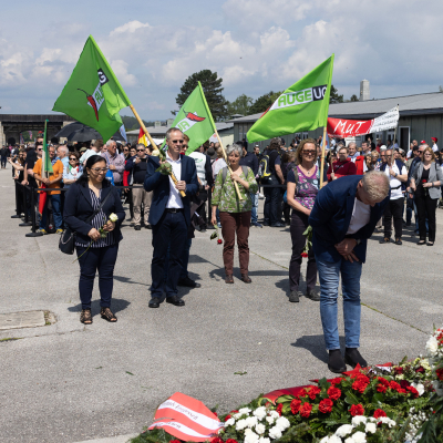 Befreiungsfeier 2023 Kranzniederlegungen &copy; MKÖ/Sebastian Philipp