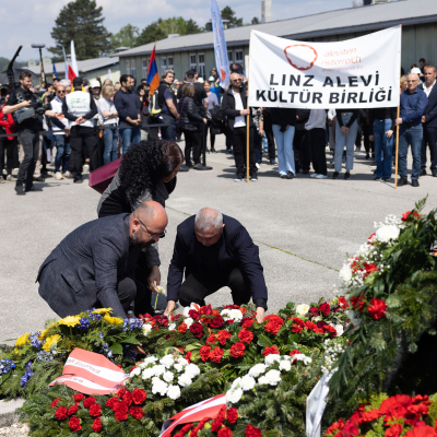Befreiungsfeier 2023 Kranzniederlegungen &copy; MKÖ/Sebastian Philipp