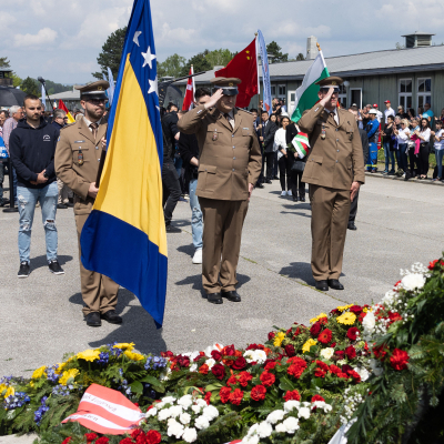 Befreiungsfeier 2023 Kranzniederlegungen &copy; MKÖ/Sebastian Philipp