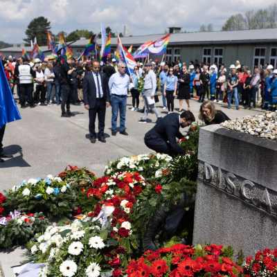 Befreiungsfeier 2023 Kranzniederlegungen &copy; MKÖ/Sebastian Philipp