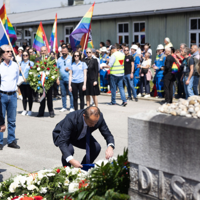 Befreiungsfeier 2023 Kranzniederlegungen &copy; MKÖ/Sebastian Philipp