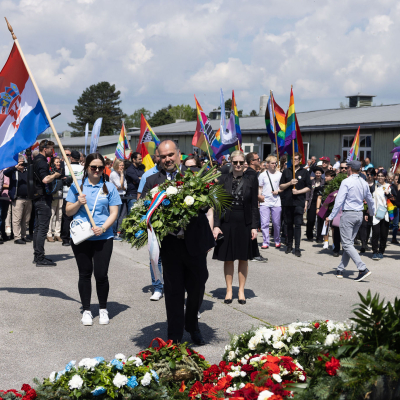 Befreiungsfeier 2023 Kranzniederlegungen &copy; MKÖ/Sebastian Philipp