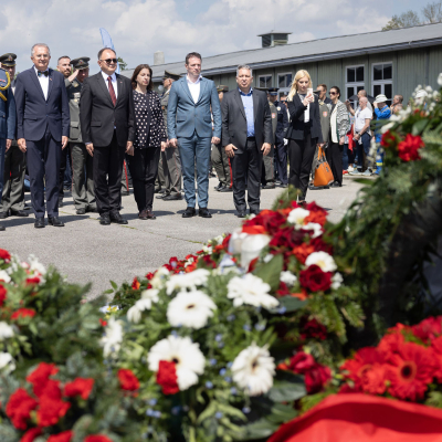 Befreiungsfeier 2023 Kranzniederlegungen &copy; MKÖ/Sebastian Philipp
