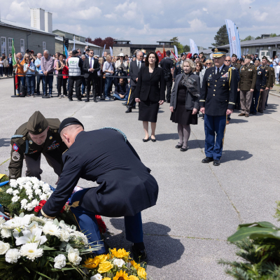Befreiungsfeier 2023 Kranzniederlegungen &copy; MKÖ/Sebastian Philipp
