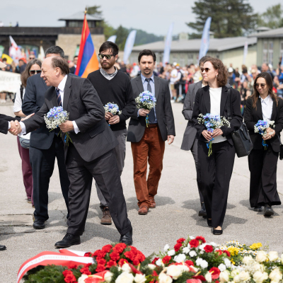 Befreiungsfeier 2024 Kranzniederlegungen &copy; MKÖ/Sebastian Philipp