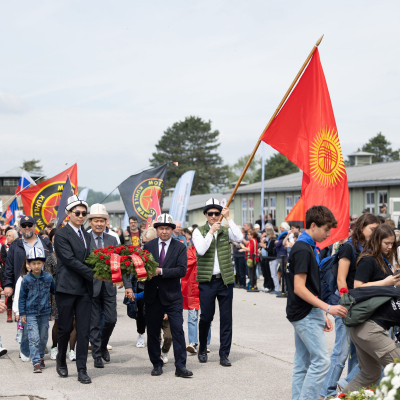 Befreiungsfeier 2024 Kranzniederlegungen &copy; MKÖ/Sebastian Philipp
