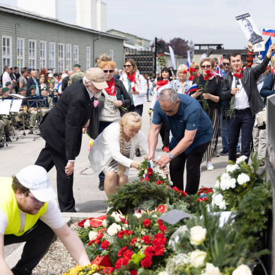 Befreiungsfeier 2024 Kranzniederlegungen &copy; MKÖ/Sebastian Philipp
