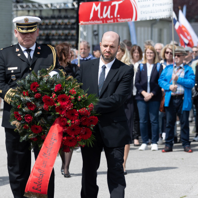 Befreiungsfeier 2024 Kranzniederlegungen &copy; MKÖ/Sebastian Philipp