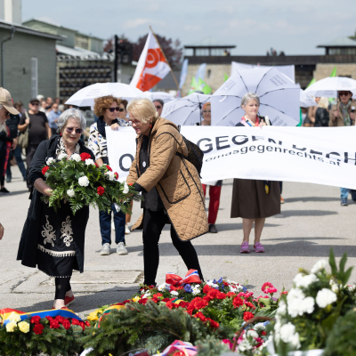 Befreiungsfeier 2024 Kranzniederlegungen &copy; MKÖ/Sebastian Philipp