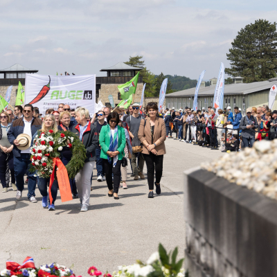 Befreiungsfeier 2024 Kranzniederlegungen &copy; MKÖ/Sebastian Philipp