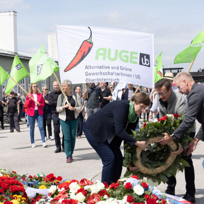 Befreiungsfeier 2024 Kranzniederlegungen &copy; MKÖ/Sebastian Philipp