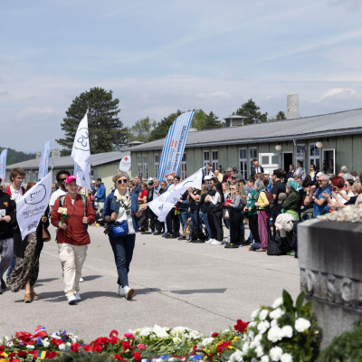 Befreiungsfeier 2024 Kranzniederlegungen &copy; MKÖ/Sebastian Philipp