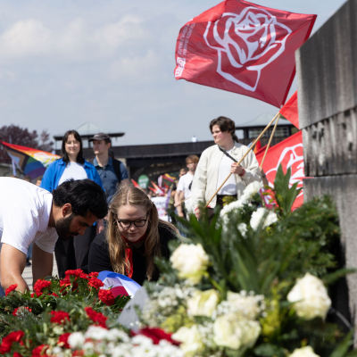 Befreiungsfeier 2024 Kranzniederlegungen &copy; MKÖ/Sebastian Philipp