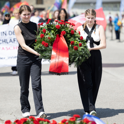 Befreiungsfeier 2024 Kranzniederlegungen &copy; MKÖ/Sebastian Philipp