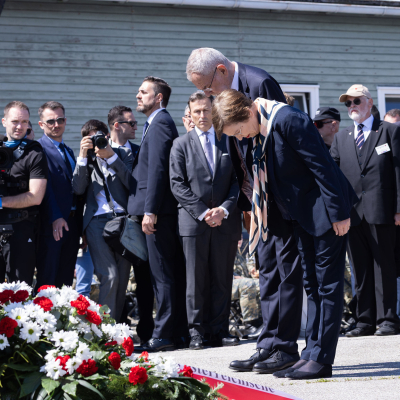 Liberation and Commemoration Ceremony 2025 Wreath-laying &copy; MKÖ/Alissar Najjar