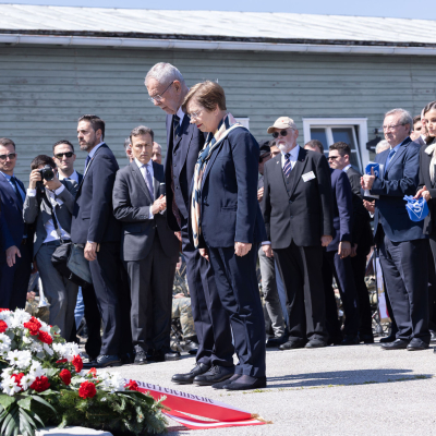 Liberation and Commemoration Ceremony 2025 Wreath-laying &copy; MKÖ/Alissar Najjar