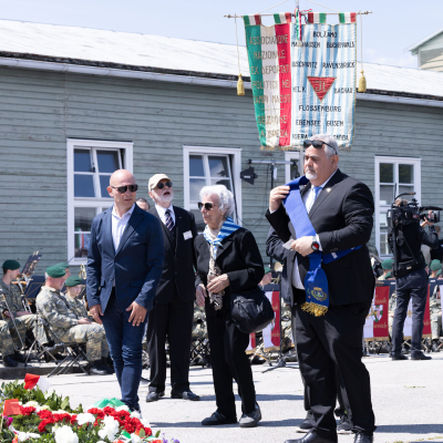Liberation and Commemoration Ceremony 2025 Wreath-laying &copy; MKÖ/Alissar Najjar