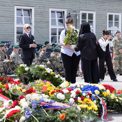 Liberation and Commemoration Ceremony 2025 Wreath-laying &copy; MKÖ/Alissar Najjar