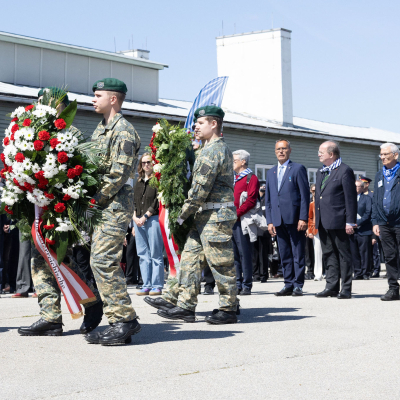 Liberation and Commemoration Ceremony 2025 Wreath-laying &copy; MKÖ/Alissar Najjar