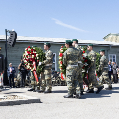 Liberation and Commemoration Ceremony 2025 Wreath-laying &copy; MKÖ/Alissar Najjar