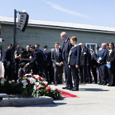 Liberation and Commemoration Ceremony 2025 Wreath-laying &copy; MKÖ/Alissar Najjar