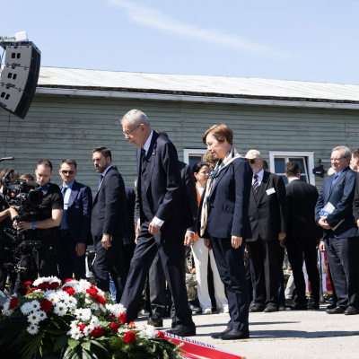 Liberation and Commemoration Ceremony 2025 Wreath-laying &copy; MKÖ/Alissar Najjar