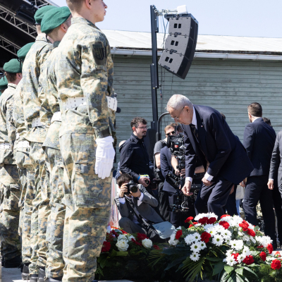Liberation and Commemoration Ceremony 2025 Wreath-laying &copy; MKÖ/Alissar Najjar