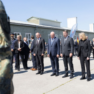 Liberation and Commemoration Ceremony 2025 Wreath-laying &copy; MKÖ/Alissar Najjar