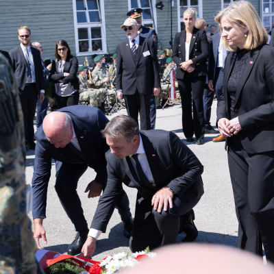 Liberation and Commemoration Ceremony 2025 Wreath-laying &copy; MKÖ/Alissar Najjar