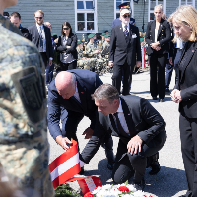 Liberation and Commemoration Ceremony 2025 Wreath-laying &copy; MKÖ/Alissar Najjar