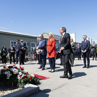 Liberation and Commemoration Ceremony 2025 Wreath-laying &copy; MKÖ/Alissar Najjar