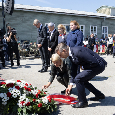 Liberation and Commemoration Ceremony 2025 Wreath-laying &copy; MKÖ/Alissar Najjar