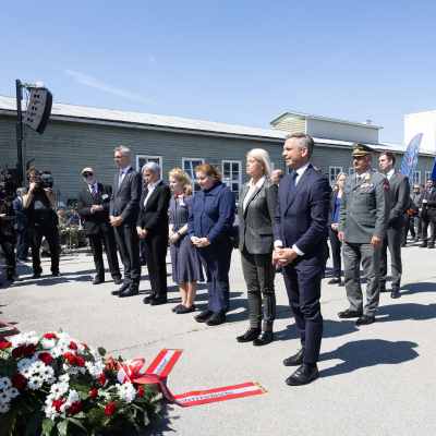 Liberation and Commemoration Ceremony 2025 Wreath-laying &copy; MKÖ/Alissar Najjar