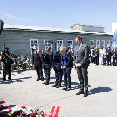 Liberation and Commemoration Ceremony 2025 Wreath-laying &copy; MKÖ/Alissar Najjar