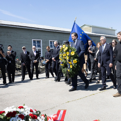 Liberation and Commemoration Ceremony 2025 Wreath-laying &copy; MKÖ/Alissar Najjar