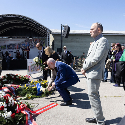 Liberation and Commemoration Ceremony 2025 Wreath-laying &copy; MKÖ/Alissar Najjar