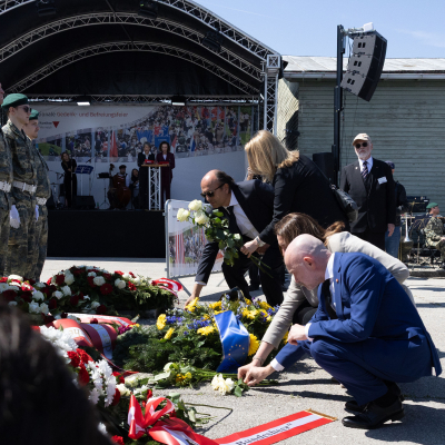 Liberation and Commemoration Ceremony 2025 Wreath-laying &copy; MKÖ/Alissar Najjar