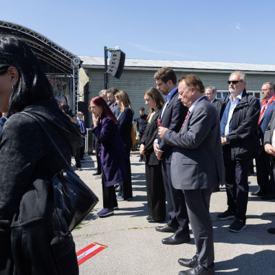 Liberation and Commemoration Ceremony 2025 Wreath-laying &copy; MKÖ/Alissar Najjar